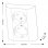 Simon Brico Base Enchufe de Pared Doble Empotrable Blanco