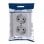 Simon Brico Base Enchufe de Pared Doble Empotrable Gris