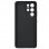 Samsung Silicone Cover Funda Negra para Samsung Galaxy S21 Ultra