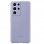 Samsung Silicone Cover Funda Violeta para Samsung Galaxy S21 Ultra