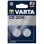 Varta  Pack 2 Pilas Botón CR2016 3V
