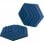 Corsair Wave Panels Starter Set 6 Panneaux Mousse Traitement Acoustique Bleu