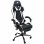 Unicview Silla Gaming con Reposapiés Blanca/Negra