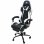 Unicview Silla Gaming con Reposapiés Blanca/Negra
