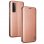 Coole Rose Gold Elegance Flip Cover Hülle für Huawei P Smart 2021