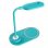 Fantastica lampada a LED con caricabatterie wireless Qi Azzurro