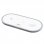 Cool Dock Carregador Sem Fios Qi 3 em 1 Branco