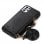 Cool Funda Colgante Wallet Negra para Samsung Galaxy S21 Ultra