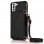 Coole schwarze Brieftaschen-Hängehülle für Samsung Galaxy S21 Plus