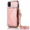 Cool Funda Colgante Wallet Rosa para Samsung Galaxy A21s