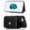 Cool Funda Colgante Wallet Negra para iPhone 7/8/SE 2020