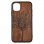 Funda Madera Tallada Árbol para iPhone 11
