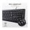 Tastatur Trust TKM-250 Membran Full-Size spritzwassergeschützt mit Maus-Set