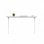 Actiu Longo Escritorio de Oficina 132x66cm Aluminio/Acacia