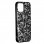 Funda Brillantina Negra para iPhone 12
