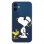 Funda Oficial de Peanuts Woodstock y Snoopy Posado Snoopy para iPhone 12