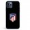 Funda Oficial Atlético de Madrid Escudo Fondo Negro para iPhone 12