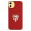 Funda Oficial Sevilla FC del Sevilla Fondo Rojo para iPhone 11