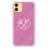 Funda Oficial Rayo Vallecano de Madrid del Rayo Escudo Rosa para iPhone 11
