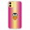 Funda Oficial Valencia CF del Valencia Fondo Rosa Clear para iPhone 11