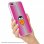 Funda Oficial Valencia CF del Valencia Fondo Rosa Clear para iPhone 11