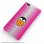 Funda Oficial Valencia CF del Valencia Fondo Rosa Clear para iPhone 11