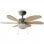 Cecotec EnergySilence Aero 350 Ventilador de Techo con Luz Aspas Reversibles 50W Madera/Blanco
