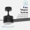 Ventilatore da Soffitto con Luce Universal Blue Bora UVT1310-20 70W 118cm 3 Velocità Telecomando Funzione Inverno