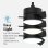 Ventilatore da Soffitto con Luce Universal Blue Bora UVT1310-20 70W 118cm 3 Velocità Telecomando Funzione Inverno
