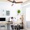 Ventilatore da Soffitto con Luce Universal Blue Bora UVT1310-20 70W 118cm 3 Velocità Telecomando Funzione Inverno