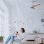 Ventilatore da soffitto universale Blu Bora UVT1312-21 con luce LED e telecomando 70W