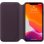 Apple Leder-Folio-Hülle in Aubergine für iPhone 11 Pro Max
