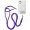 Cooles violettes Universal-Lanyard zum Aufhängen mit Karte für Smartphone