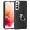 Coque rigide noire cool avec anneau pour Samsung G990 Galaxy S21
