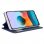 Étui à rabat bleu uni cool pour Xiaomi Redmi Note 10 Pro
