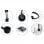 Iggual Dual Tech Auriculares con Micrófono Negros