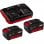 Einhell 2x 3,0Ah & Twincharger Kit Set batteria e caricabatterie