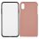 Funda Cromada con Tapa Oro Rosa para iPhone X