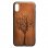 Funda Madera Tallada Árbol para iPhone X