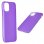 Funda Silicona Lisa Morada para iPhone 11