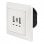 LogiLink PA0254 Base de Enchufe de Pared USB/USB-C Blanca
