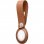Apple AirTag Loop Correa de Cuero Marrón para AirTag