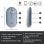 Logitech Pebble M350 Ratón Óptico Inalámbrico Azul