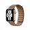 Bracelet à maillons en cuir marron Apple 40 mm taille M/L pour Apple Watch