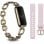 Fitbit Luxe Activity Bracelet Édition Spéciale Gorjana Parker Link Bracelet Or Acier Inoxydable + Bracelet Magnolia