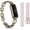 Aktivitätsarmband Fitbit Luxe Bluetooth AMOLED Gold 5 Tage Herzfrequenz SpO2 Wasserdicht