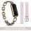 Fitbit Luxe Activity Bracelet Édition Spéciale Gorjana Parker Link Bracelet Or Acier Inoxydable + Bracelet Magnolia