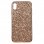 Funda Brillantina Oro Rosa para iPhone XS Max