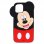 Funda Colgante Transparente Oficial de Disney Mickey y Minnie Beso Clásicos Disney para iPhone 12