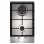 Infiniton GAS-IX02 Placa de Gas 2 Zonas 30cm Acero Inoxidable